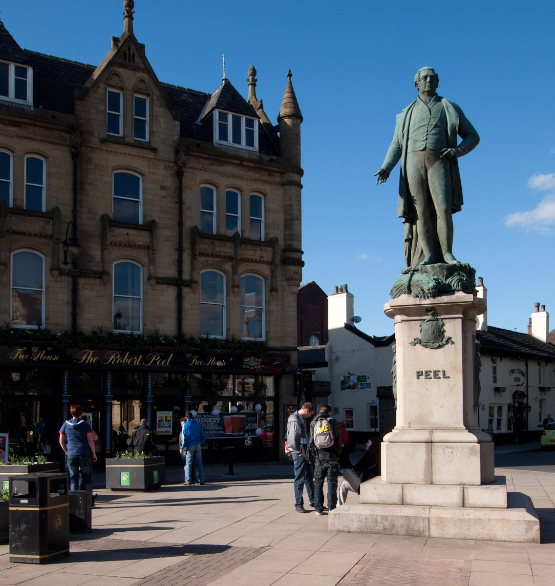 Statue of Sir Robert Peel, Bury